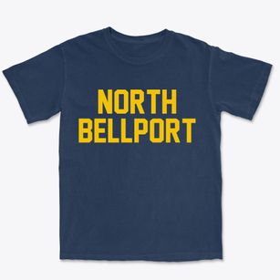 North Bellport New York Classic Block Premium Heavyweight T-shirt