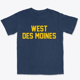 West Des Moines Iowa Classic Block Premium Heavyweight T-shirt