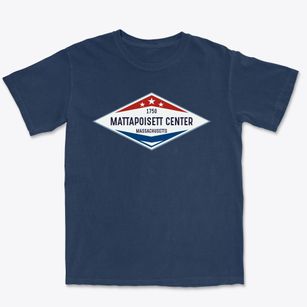 Mattapoisett Center Massachusetts Diamond Star Premium Heavyweight T-shirt