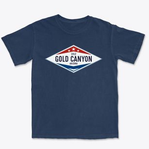 Gold Canyon Arizona Diamond Star Premium Heavyweight T-shirt