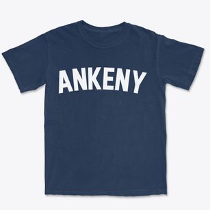 Ankeny Iowa Classic Curve Premium Heavyweight T-shirt