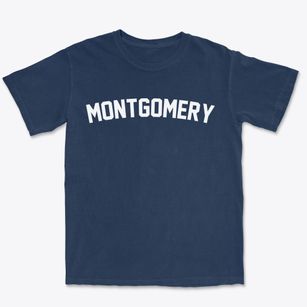 Montgomery West Virginia Classic Curve Premium Heavyweight T-shirt