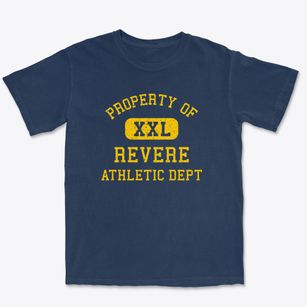 Revere Massachusetts Athletic Dept Premium Heavyweight T-shirt