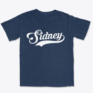 Sidney Nebraska Vintage Team Premium Heavyweight T-shirt