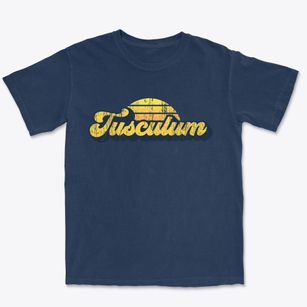Tusculum Tennessee Sublime Sunset Premium Heavyweight T-shirt