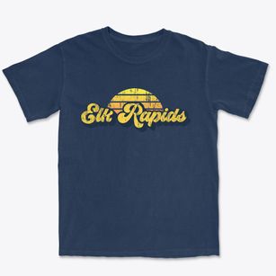 Elk Rapids Michigan Sublime Sunset Premium Heavyweight T-shirt