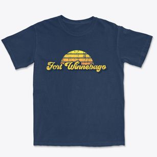 Fort Winnebago Wisconsin Sublime Sunset Premium Heavyweight T-shirt