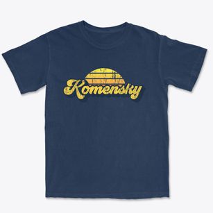 Komensky Wisconsin Sublime Sunset Premium Heavyweight T-shirt