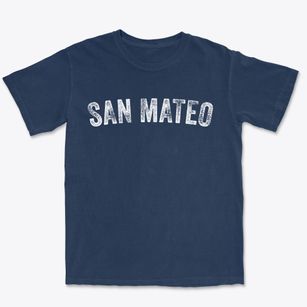 San Mateo California Timeless Retro Premium Heavyweight T-shirt