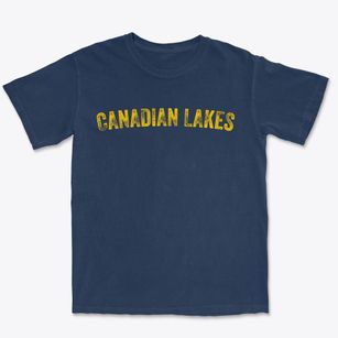 Canadian Lakes Michigan Timeless Retro Premium Heavyweight T-shirt