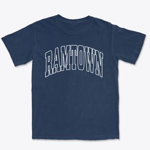 Ramtown New Jersey Trendy Block Premium Heavyweight T-shirt