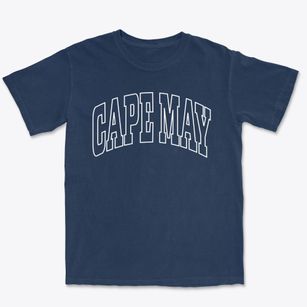 Cape May New Jersey Trendy Block Premium Heavyweight T-shirt