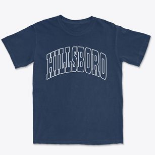 Hillsboro Alabama Trendy Block Premium Heavyweight T-shirt