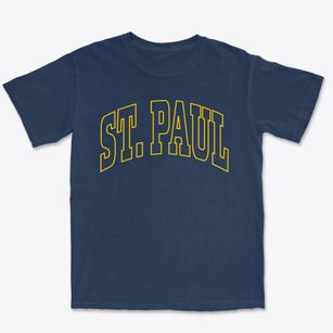 St. Paul Missouri Trendy Block Premium Heavyweight T-shirt