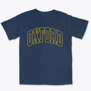 Oxford Kansas Trendy Block Premium Heavyweight T-shirt