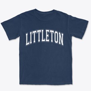 Littleton New Hampshire Varsity Premium Heavyweight T-shirt