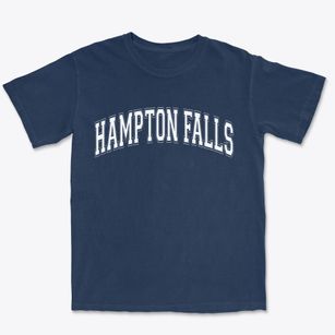 Hampton Falls New Hampshire Varsity Premium Heavyweight T-shirt