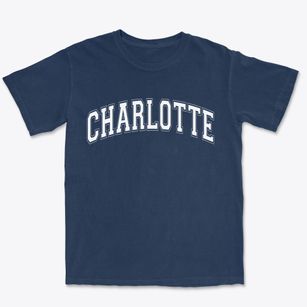 Charlotte Texas Varsity Premium Heavyweight T-shirt