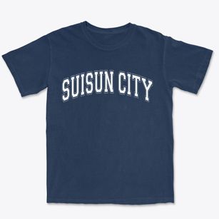 Suisun City California Varsity Premium Heavyweight T-shirt
