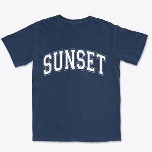 Sunset Arkansas Varsity Premium Heavyweight T-shirt