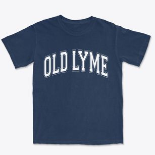 Old Lyme Connecticut Varsity Premium Heavyweight T-shirt