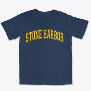 Stone Harbor New Jersey Varsity Premium Heavyweight T-shirt