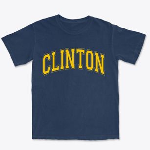 Clinton North Carolina Varsity Premium Heavyweight T-shirt