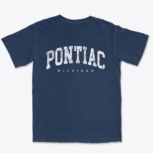 Pontiac Michigan Urban Vibe Premium Heavyweight T-shirt