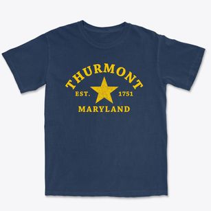 Thurmont Maryland Star Premium Heavyweight T-shirt