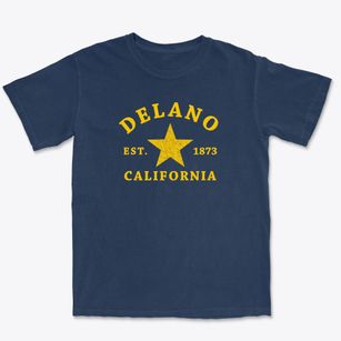 Delano California Star Premium Heavyweight T-shirt