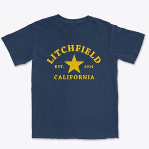 Litchfield California Star Premium Heavyweight T-shirt
