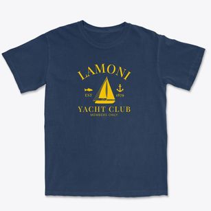 Lamoni Iowa Yacht Club Premium Heavyweight T-shirt