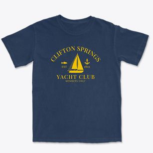 Clifton Springs New York Yacht Club Premium Heavyweight T-shirt