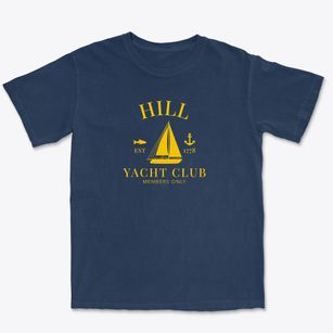 Hill New Hampshire Yacht Club Premium Heavyweight T-shirt