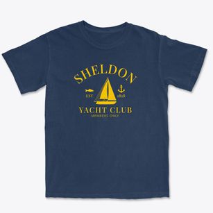 Sheldon Illinois Yacht Club Premium Heavyweight T-shirt