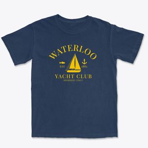 Waterloo Nebraska Yacht Club Premium Heavyweight T-shirt