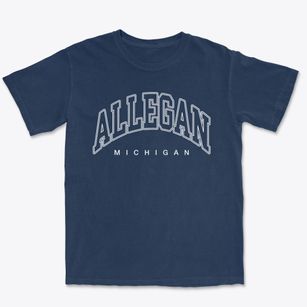 Allegan Michigan Inline Premium Heavyweight T-shirt