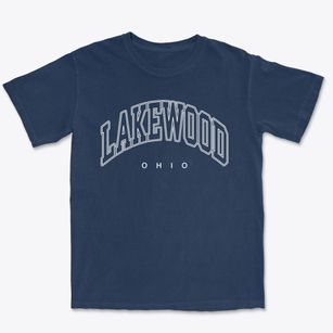 Lakewood Ohio Inline Premium Heavyweight T-shirt