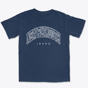 New Plymouth Idaho Inline Premium Heavyweight T-shirt
