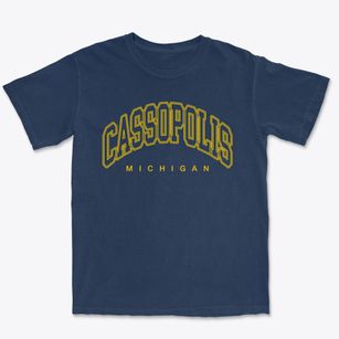 Cassopolis Michigan Inline Premium Heavyweight T-shirt