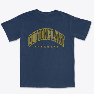 Cotton Plant Arkansas Inline Premium Heavyweight T-shirt