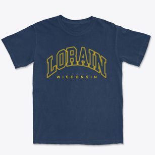 Lorain Wisconsin Inline Premium Heavyweight T-shirt