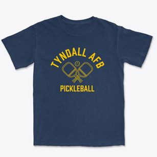Tyndall Afb Florida Pickleball Premium Heavyweight T-shirt