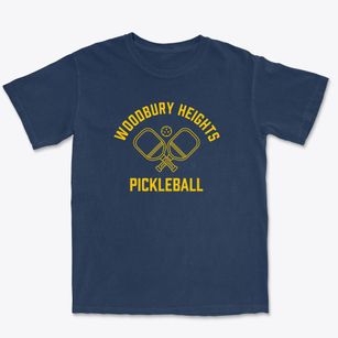 Woodbury Heights New Jersey Pickleball Premium Heavyweight T-shirt