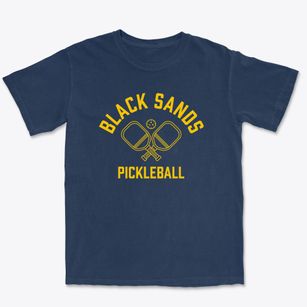 Black Sands Hawaii Pickleball Premium Heavyweight T-shirt