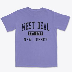 West Deal New Jersey Classic Established Premium Heavyweight T-shirt