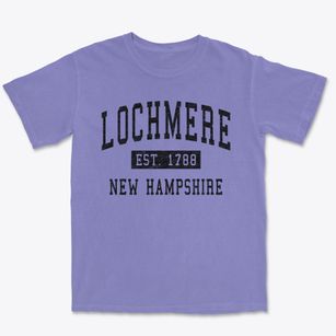 Lochmere New Hampshire Classic Established Premium Heavyweight T-shirt
