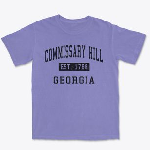 Commissary Hill Georgia Classic Established Premium Heavyweight T-shirt