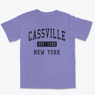 Cassville New York Classic Established Premium Heavyweight T-shirt