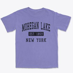 Mohegan Lake New York Classic Established Premium Heavyweight T-shirt